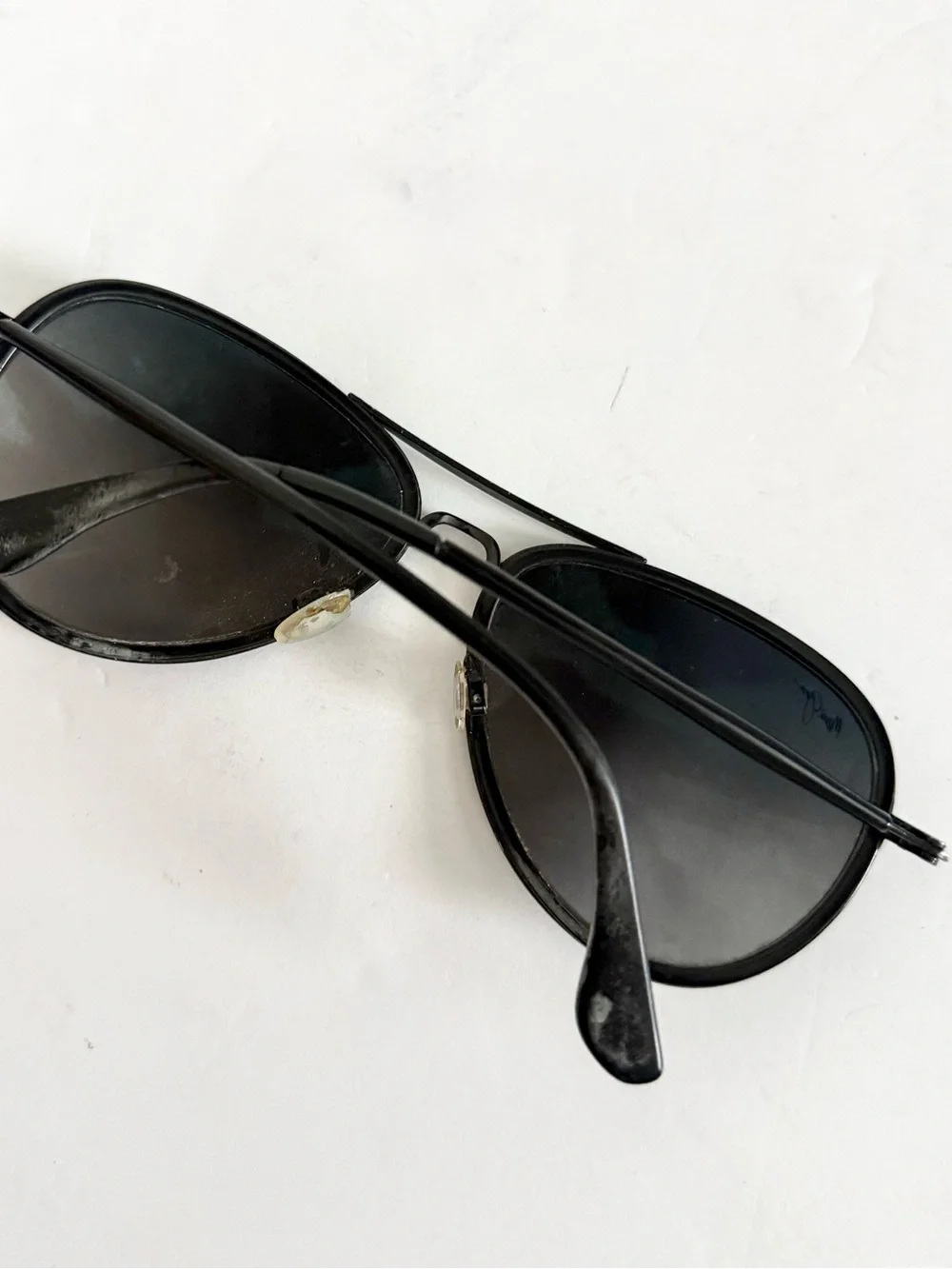 Maui Jim Honomano Black Aviator Metal Full Rim Sunglasses Frames 57mm MJ-260-02D